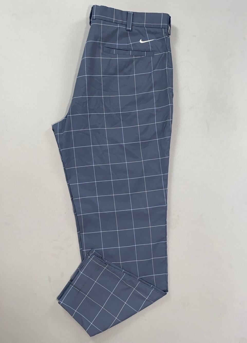 Nike 452701 Men's Tour Performance Windowpane Plaid Performance Golf Pants 33X29
